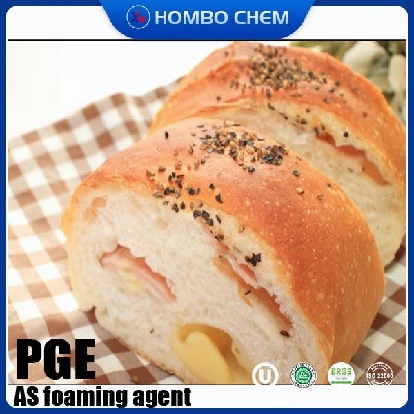 Polyglycerol fatty acid ester (PGE) as foaming agent Polyglycerol fatty acid ester (PGE) as foaming agent